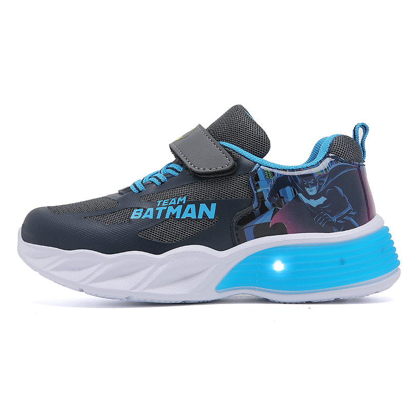 Zapatos Batman Negro y Azul con Luz - 114683