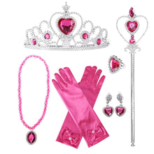 Cargar imagen en el visor de la galería, Accesorios Princesas set de 6pcs Fucsia  - 115706
