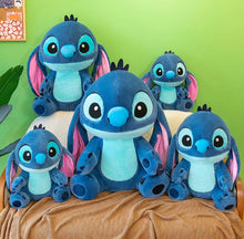 Cargar imagen en el visor de la galería, Peluche Stitch Azul clasico Gigante 80cm - 115761
