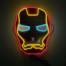 Cargar imagen en el visor de la galería, Mascara Iron man con Luz - 115223
