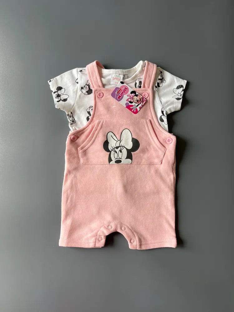 Braga conjunto Minnie de algodon  para bebe - 115433