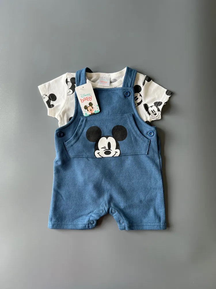 Braga conjunto Mickey de algodon  para bebe - 115433