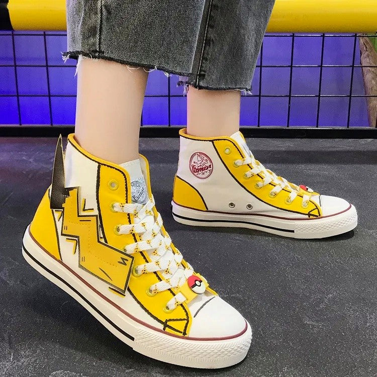 Zapato Bota tipo Converse Pikachu - 114838