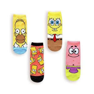 Medias tobilleras Bob Esponja y Simpson - 114511