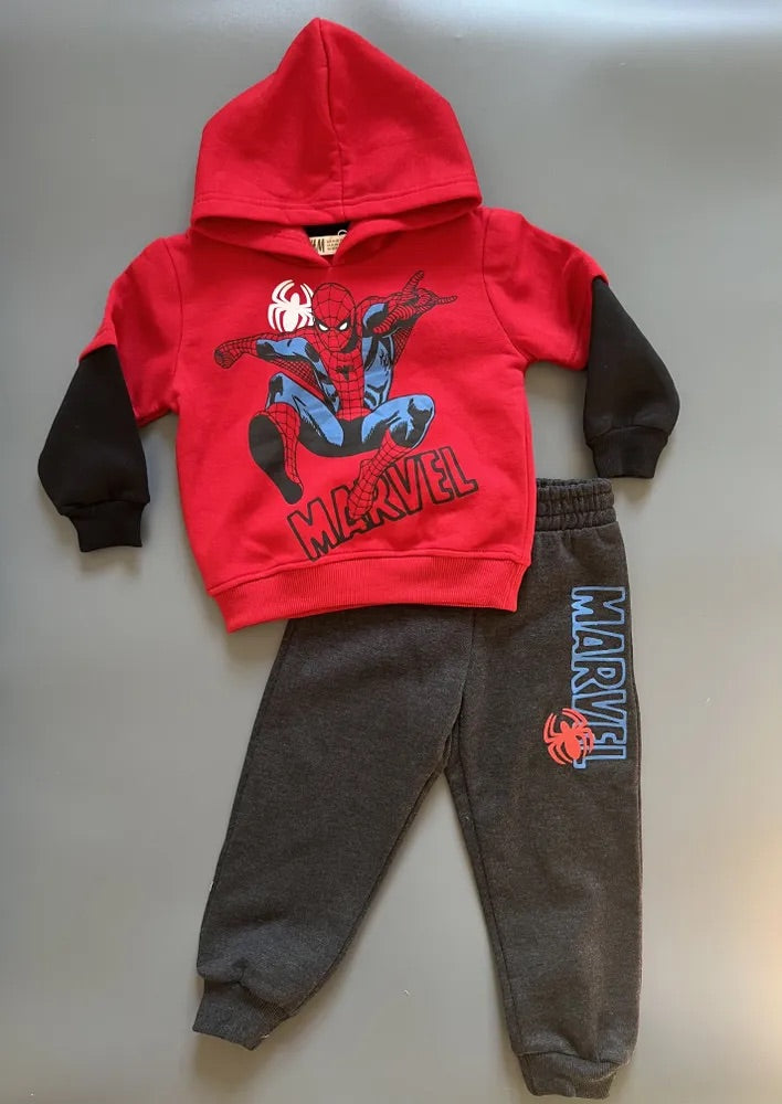 Conjunto Sueter con capucha y Jogger Spiderman - 115423