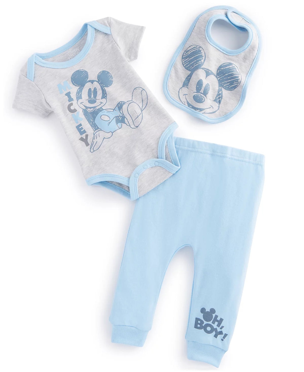 Conjunto 3pzs Mickey bebe - 115638