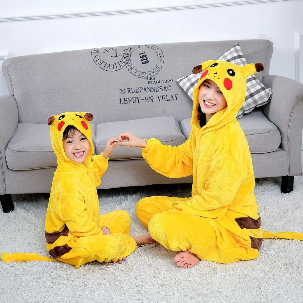 Pijama Enteriza Pikachu Juvenil/Adulto - 114473
