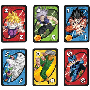Cartas UNO Pokemon, Minecraft y Dragon Ball