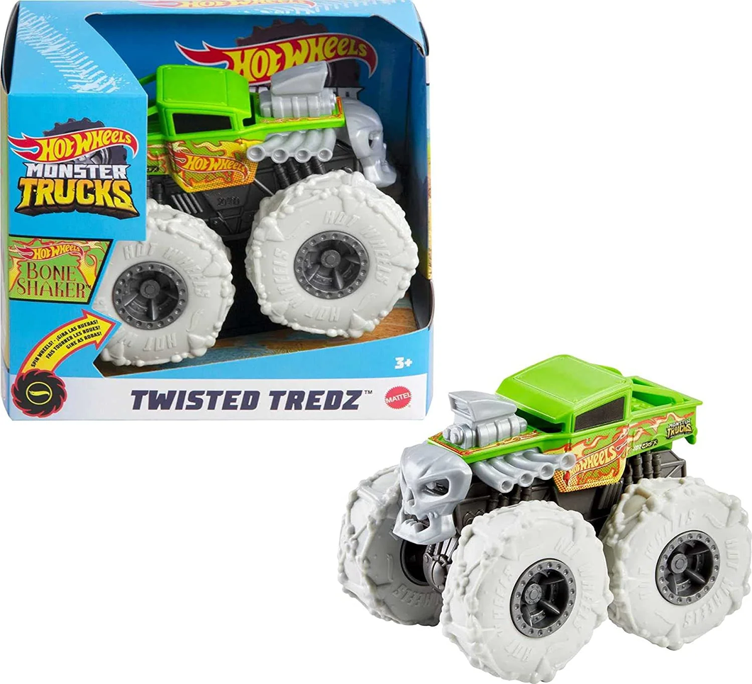 Vehículo Hot Wheels Monster Truck Grande Twisted Tredz - 116785
