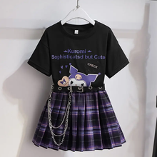 Cargar imagen en el visor de la galería, Conjunto Kuromi 2pcs con correa - 116558
