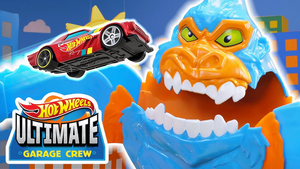 Pista y Carro Hot Wheels City Ataque de Gorilla - 116787