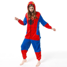 Cargar imagen en el visor de la galería, Pijama Enteriza Spiderman Juvenil/Adulto - 116332
