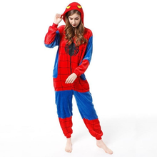 Cargar imagen en el visor de la galería, Pijama Enteriza Spiderman Juvenil/Adulto - 116332
