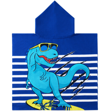 Cargar imagen en el visor de la galería, Toalla de Baño con Capucha Dinosaurio - 117202
