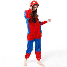 Cargar imagen en el visor de la galería, Pijama Enteriza Spiderman Juvenil/Adulto - 116332
