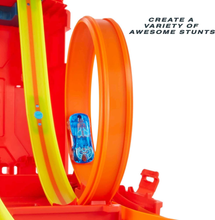 Cargar imagen en el visor de la galería, Pista y Carro Hot Wheels Stunt Track Maletin naranja - 116788
