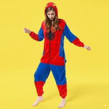Cargar imagen en el visor de la galería, Enterizo Spiderman Juvenil/ Adulto - 116805
