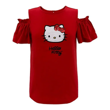 Cargar imagen en el visor de la galería, Franela Kitty Roja - 116303
