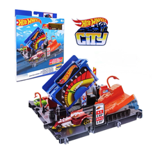 Cargar imagen en el visor de la galería, Pista y Carro Hot Wheels City Gasolinera - 116789
