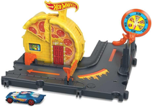Cargar imagen en el visor de la galería, Pista y Carro Hot Wheels City Pizzeria - 116789
