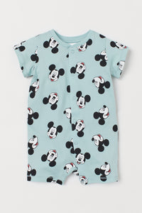 Mameluco Mickey de algodon para bebe - 115432