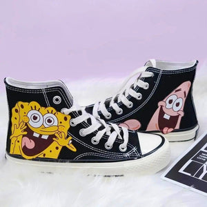 Zapato Tipo Converse Bob Esponja y Patricio - 114445