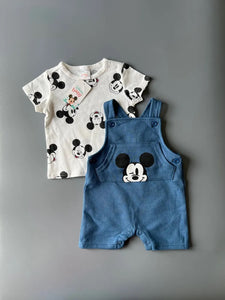 Braga conjunto Mickey de algodon  para bebe - 115433