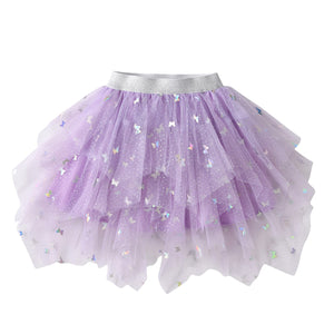 Falda Tutu Morada con estrellas - 115794