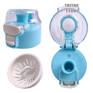 Termo Spiderman Transparente Tapa Azul 550ml - 115494