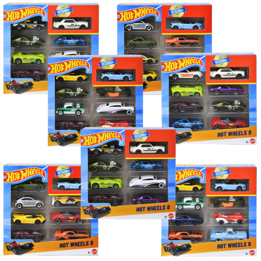 Vehiculo Hot Wheels Set de 8 - 116790