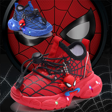 Cargar imagen en el visor de la galería, Zapato Spiderman Rojo con Luz - 116334
