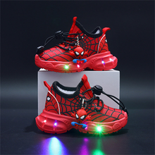 Cargar imagen en el visor de la galería, Zapato Spiderman Rojo con Luz - 116334
