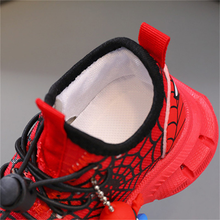Cargar imagen en el visor de la galería, Zapato Spiderman Azul con Luz - 116334
