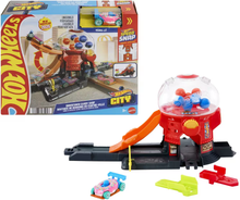 Cargar imagen en el visor de la galería, Pista y Carro  Hot Wheels City Mediana Boutique de Bombones  - 116791
