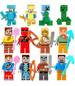 Bloques armables tipo Legos Sobre Sorpresa Minecraft - 116421