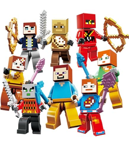 Bloques armables tipo Legos Sobre Sorpresa Minecraft - 116421