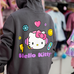 Suéter Kitty Gris con capucha - 116181