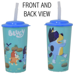 Vaso con pitillo Bluey - 115096