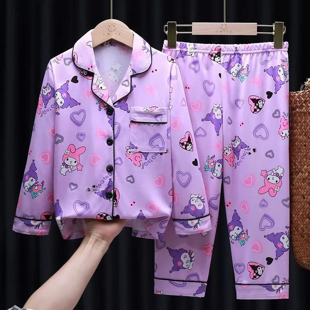Pijama Kuromi y My Melody de Botones - 116562