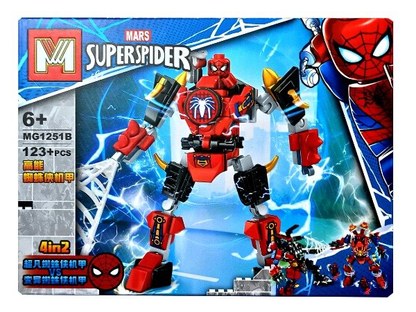 Bolques armables tipo Lego  Spiderman - 116423