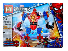 Cargar imagen en el visor de la galería, Bolques armables tipo Lego  Spiderman - 116423
