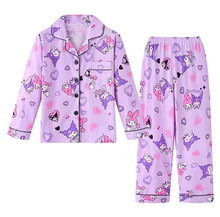 Cargar imagen en el visor de la galería, Pijama Kuromi y My Melody de Botones - 116562
