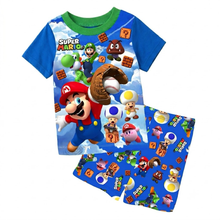 Cargar imagen en el visor de la galería, Pijama Mario Short y Franela manga corta - 117360
