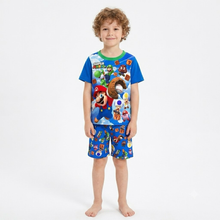 Cargar imagen en el visor de la galería, Pijama Mario Short y Franela manga corta - 117360
