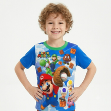 Cargar imagen en el visor de la galería, Pijama Mario Short y Franela manga corta - 117360
