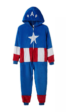 Cargar imagen en el visor de la galería, Enterizo Capitan America Juvenil/ Adulto - 116811
