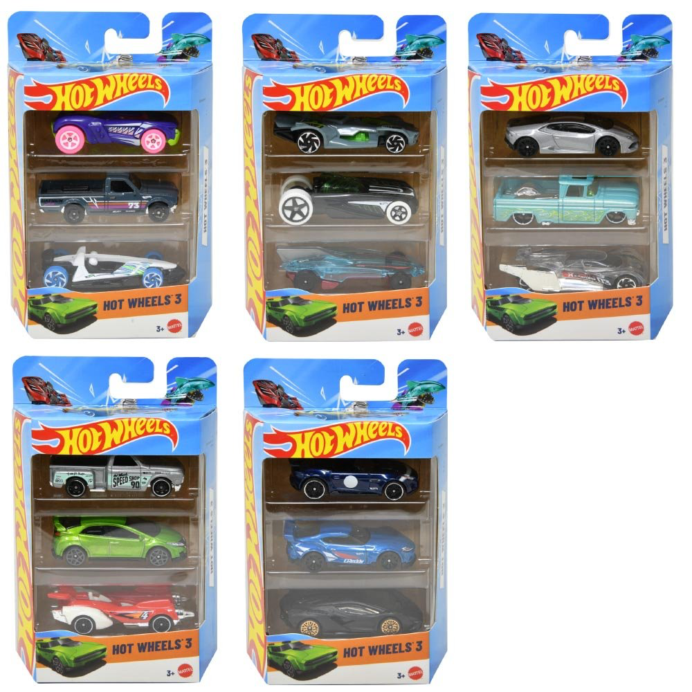 Vehiculo Hot Wheels Set de 3 - 116794