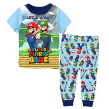 Cargar imagen en el visor de la galería, Pijama Mario Pantalon Manga Corta - 117361
