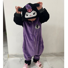Cargar imagen en el visor de la galería, Pijama Enteriza Kuromi - 116565
