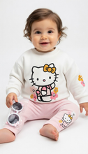Cargar imagen en el visor de la galería, Conjunto Kitty bebe Suerte y Leggins con lentes - 117182
